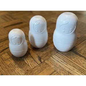Fred M-Cups Russian Matryoshkas Nesting Dolls Measuring Cups White